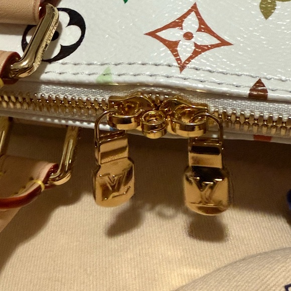 BNWT Louis Vuitton X Takashi Murakami Multicolor LV X TM Speedy 25 Limited! - Picture 8 of 14